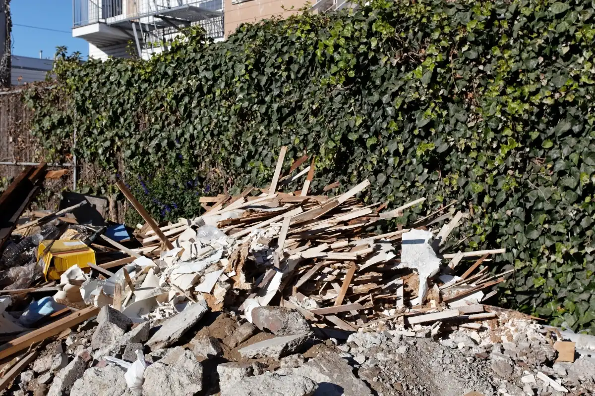 Removing debris safely after a storm